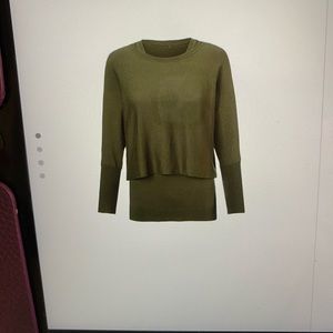 Cabi twofer pullover. Large.